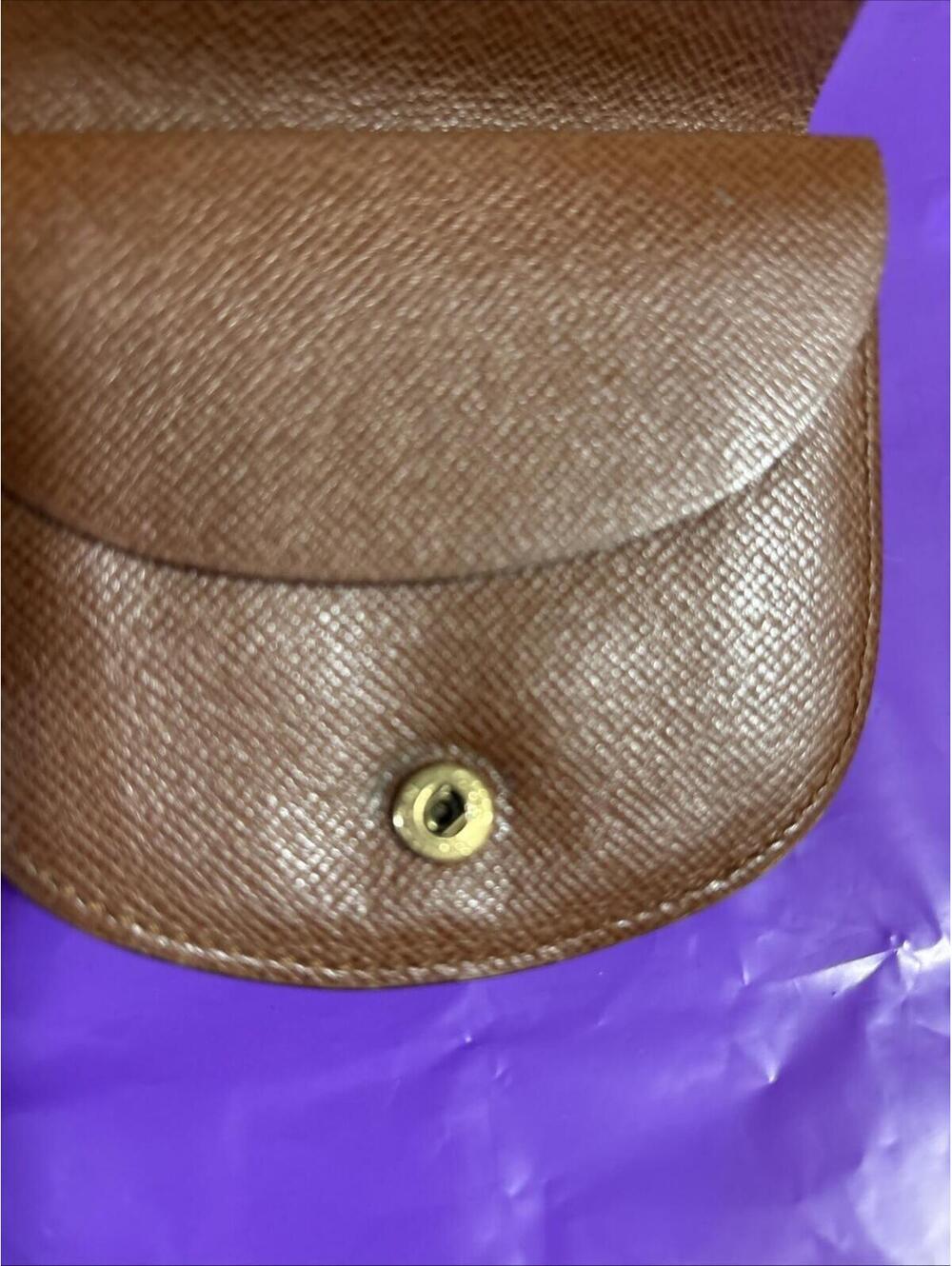 Auth Louis Vuitton Monogram Porte Monnaie Gousset Coin Purse Wallet M61970 PVC - Picture 4 of 16